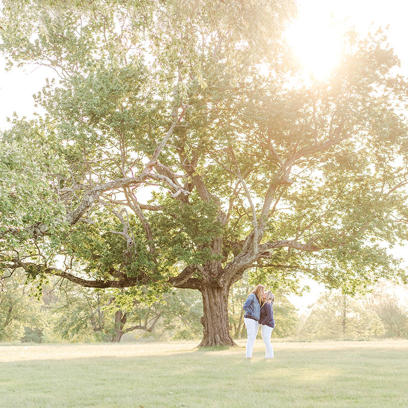 Engagement Session at Waveny Park:
Cait and Mandi are getting married!